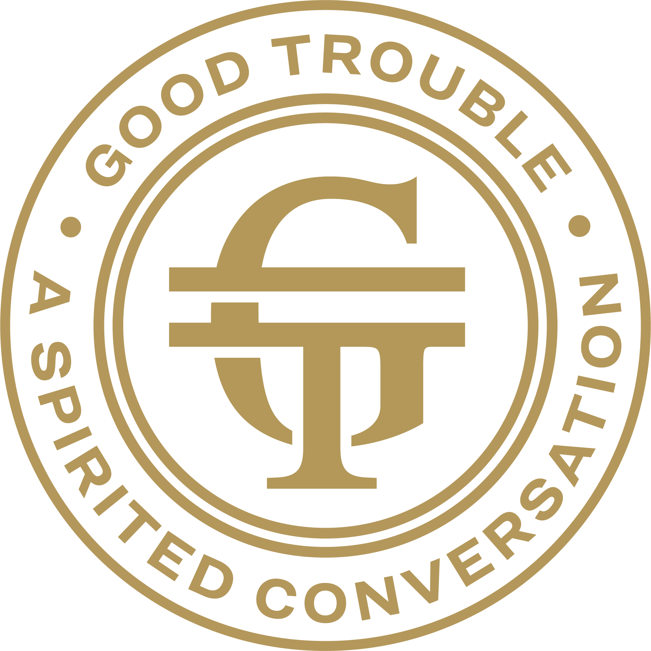 Good Trouble Gold Logo