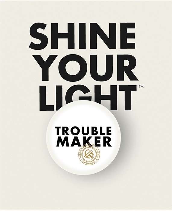 Shine Your Light & Troublemaker Pin