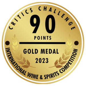 Critics Challenge International Wine and Spirits Competition 2023 - 90 Points Gold Medal