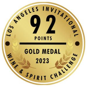 Los Angeles Invitational Wine and Spirits Challenge 2023 - 92 Points Gold Medal