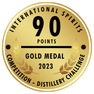International Spirits Competition Distillery Challenge 2023 - 90 Points Gold Medal