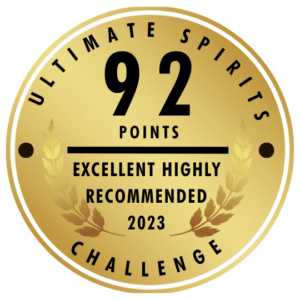 Ultimate Spirits Challenge 2023 - 92 Points - Excellent Highly Recommended