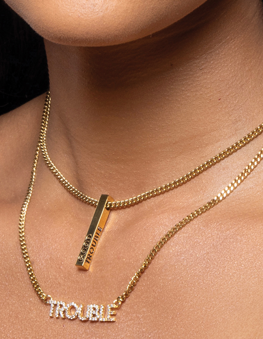 Good Trouble Two Necklace Set